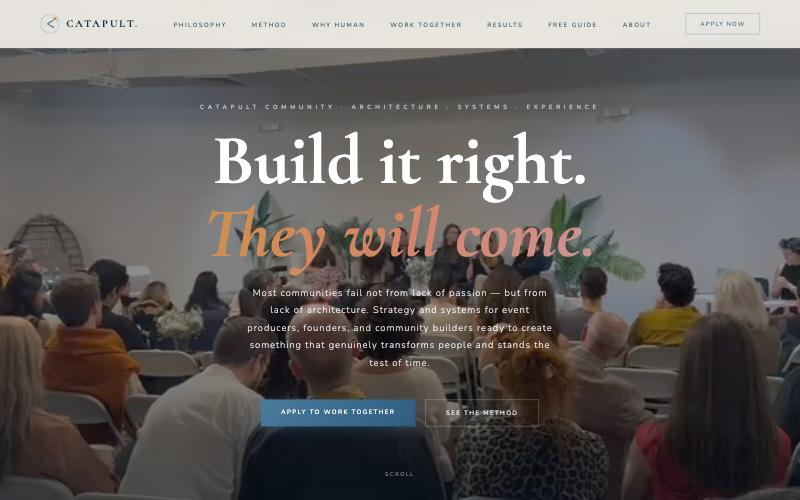 Catapult Community website home page (opens in a new tab)