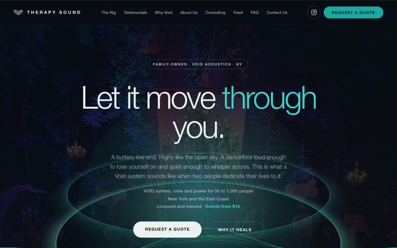 Therapy Sound website (opens in a new tab)