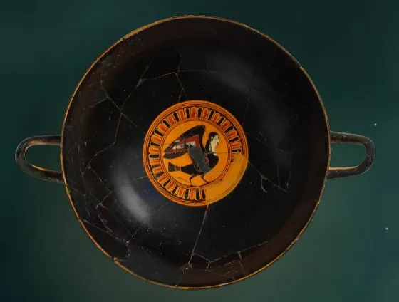 A painted cup