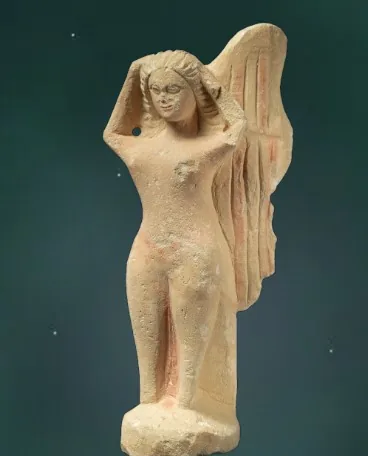 A terracotta mourning siren